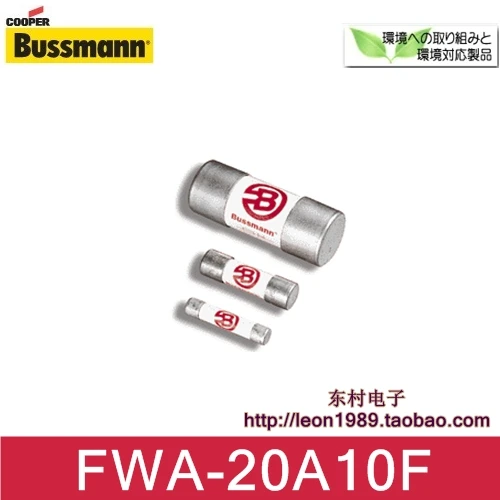 

United States Cooper Bussmann fuses ceramic FWA-20A10F 20A 150V 10 \u0026 times; 38mm