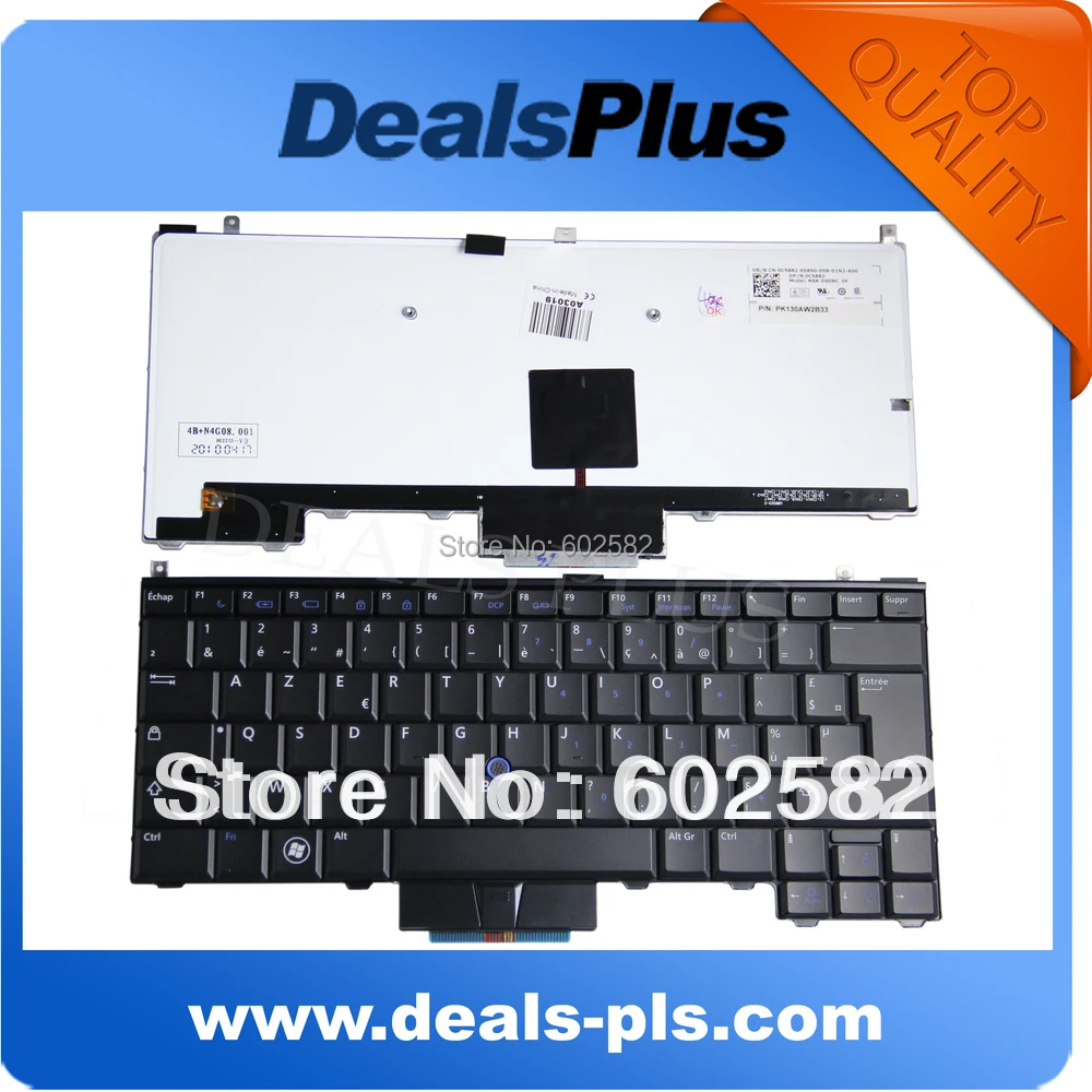Новая французская Франция FR Клавиатура с подсветкой Подсветка для Dell Latitude E4200 E4300