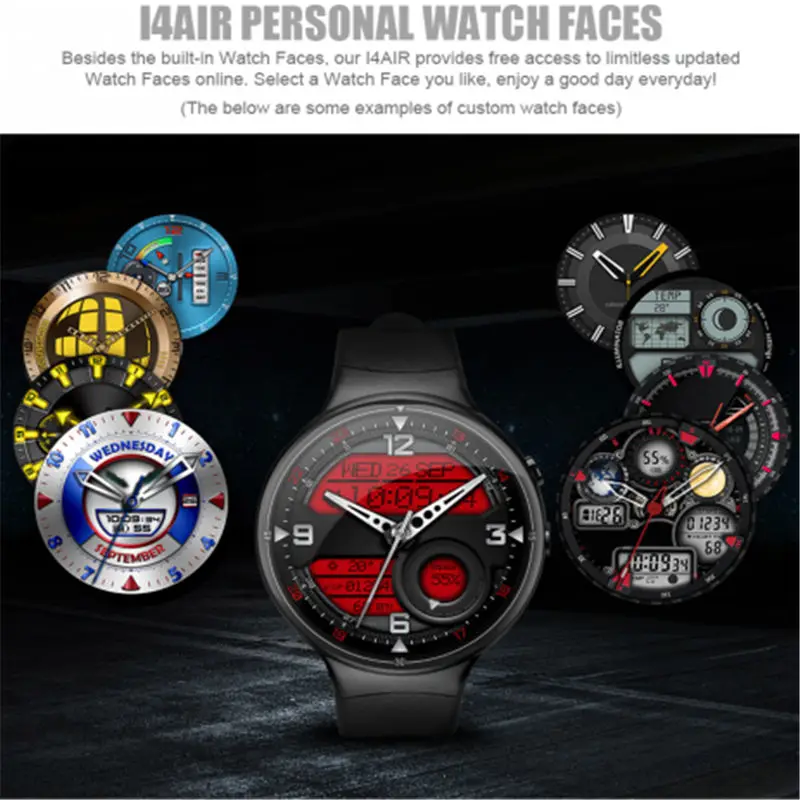 Смарт-часы Android 5,1 2G Оперативная память и 16G Встроенная память smart watch MTK6580 1,3" 3g Bluetooth, Wi-Fi, Gps и часы, герои в масках, для IPhone Xiaomi PK X5 D5