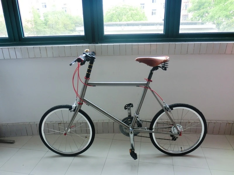 Титановая рама для велосипеда Minivelo 451|bicycle frame|451 frameminivelo frame |