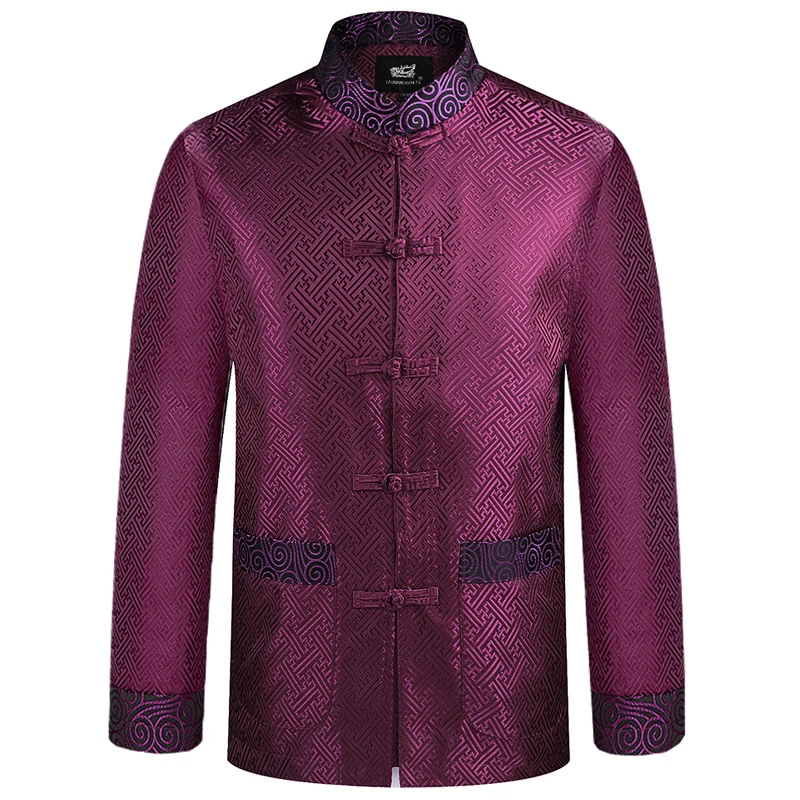 Мужская куртка с воротником стойкой Размеры M L XL XXL XXXL|chinese traditional men|brand jacketjacket brand |