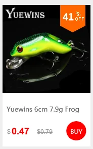Yuewins, приманка для ловли щуки, 6 см, 4,2 г, приманка в виде гольяна, кренкбейт Isca, художественная жесткая приманка, воблеры для ловли окуня, поддельная рыба, карп, QA232
