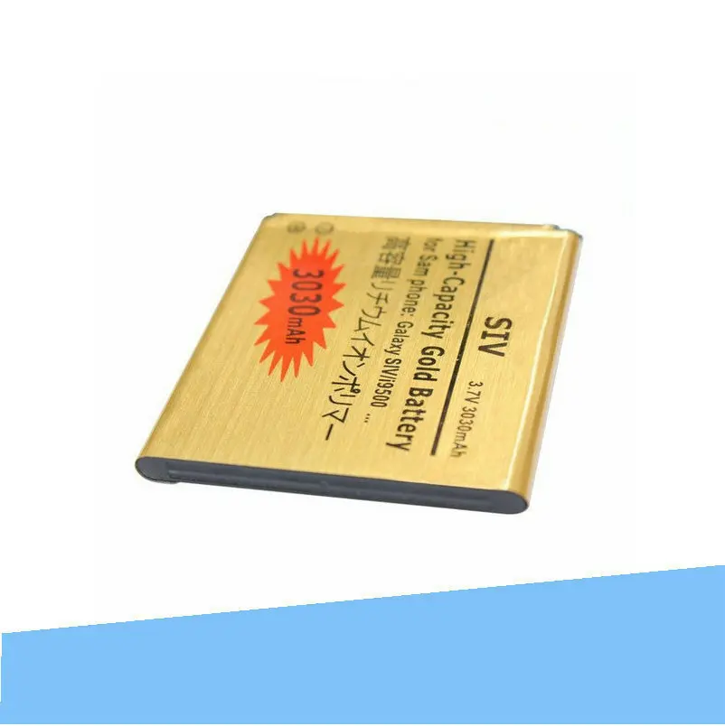 ISkyams 1x3030 мАч B600BC золотой аккумулятор для Samsung Galaxy S 4 SIV I9500 I9502 I9505 I9508 I9507V R970 S4 Active I9295