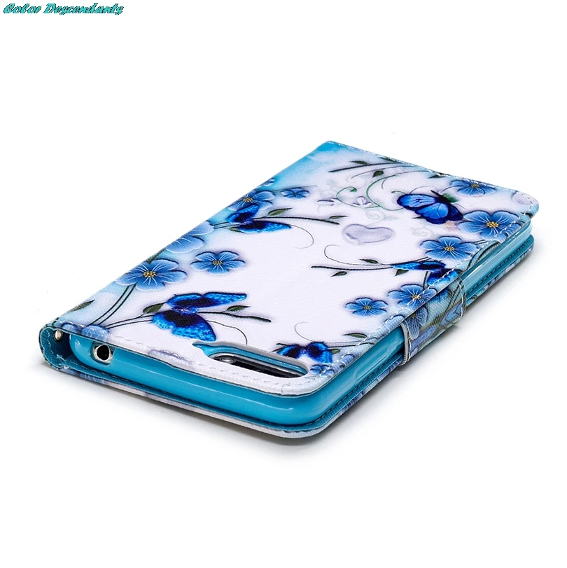 Чехол для Coque huawei Y6 2018 чехол СПС Prime случаев 3D Bling милый кот кожа флип