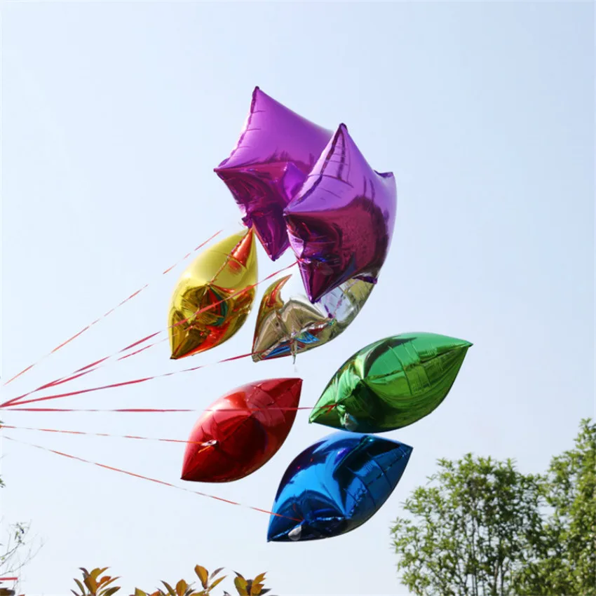 Пятизвездочный воздушный шарик из алюминиевой фольги шар для свадебной