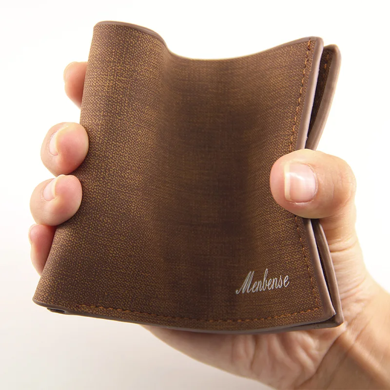 Мужской кошелек модный 2019 мужской с отделением для монет на молнии маленькие