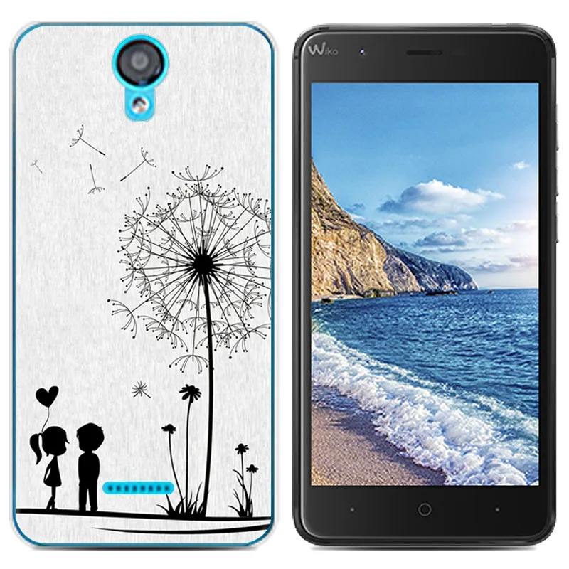Мягкие ТПУ чехлы для Fundas Wiko Harry Чехлы 5 0 &quotWiko чехол окрашенный силиконовый