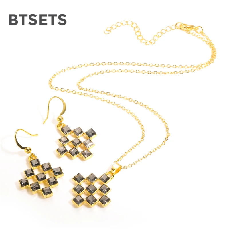BTSETS 2018 модный костюм Ювелирные наборы для женщин Свадебные африканские бусы