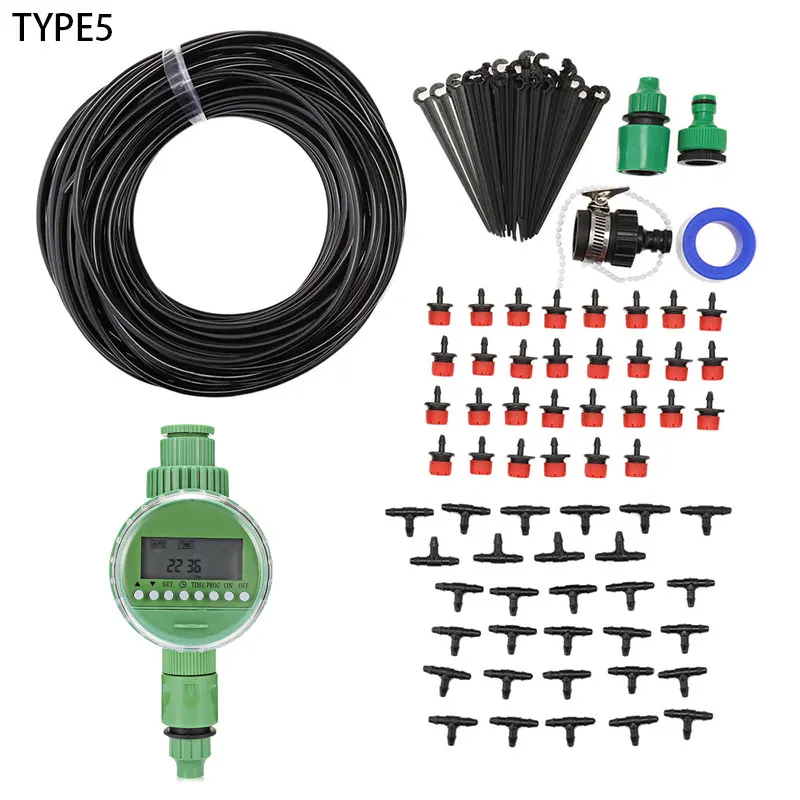 Система капельного орошения для растений 25 м автоматический резиновый