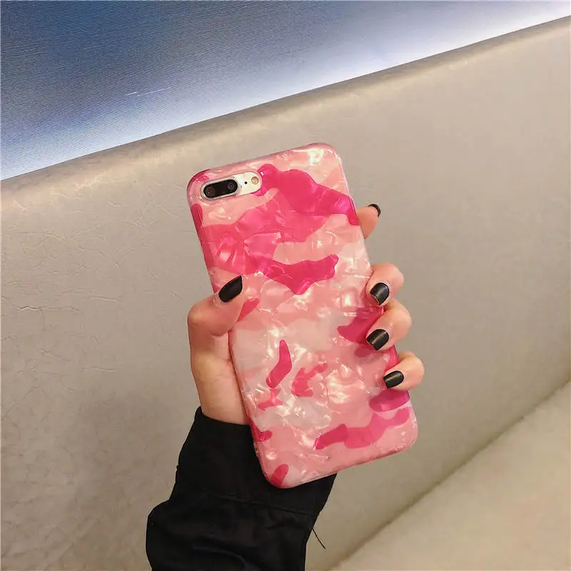 Модный Камуфляжный силиконовый чехол для Iphone 66s 78 78plus x/Xs Xr Xsmax модный