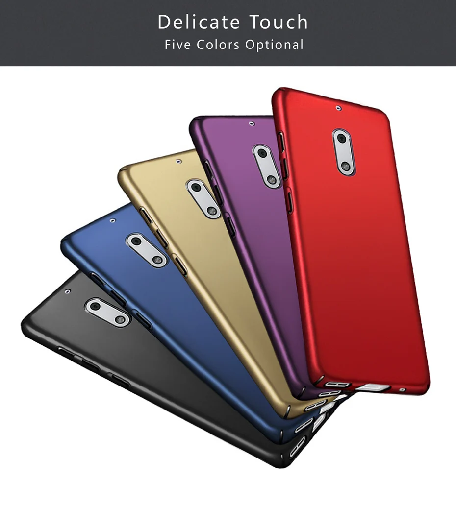 Чехол для телефона Nokia6 Nokia 6, чехол для телефона 360, защитный чехол, роскошный тонкий жесткий матовый чехол для задней панели, чехол s bumper 5,5"