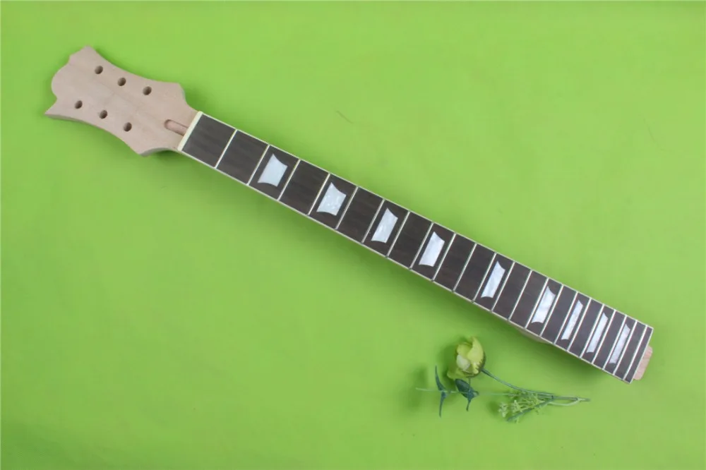 Одна 22 лада незаконченная электрогитара шея из розового дерева 6 нитей Ширина
