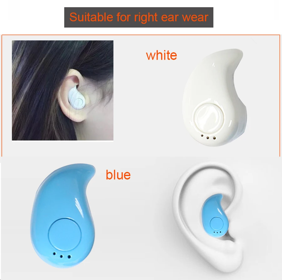 Мини беспроводные Bluetooth наушники S530 стерео гарнитура с микрофоном для iPhone Samsung