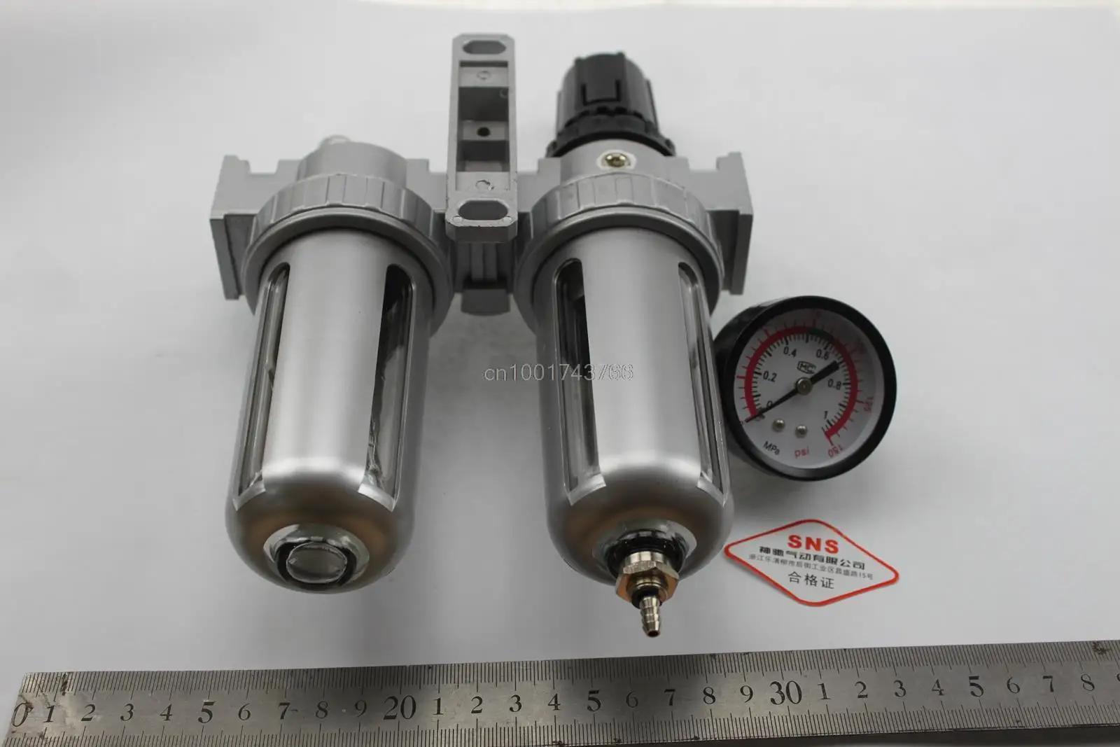 SFC200 1/4 ''BSPT Пневматический воздушный фильтр Регулятор Lubribator (SFR200 + SL200)