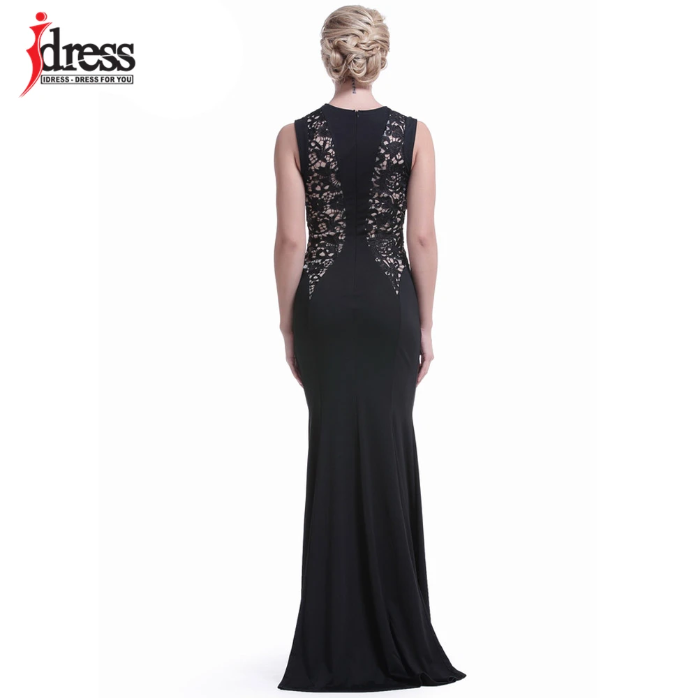 Женское вечернее платье макси IDress черное/синее/красное элегантное для