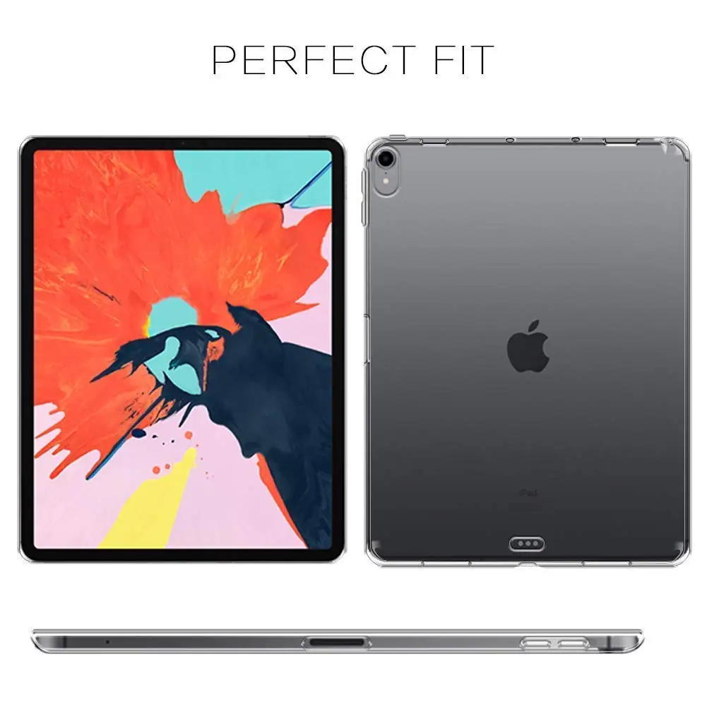 Силиконовый чехол для iPad Pro 11 2018 9 7 прозрачный тонкий силиконовый мягкий ТПУ