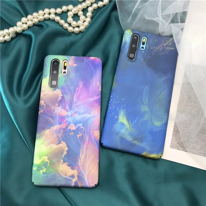 Матовый 3D чехол для Samsung Galaxy Note 10 Plus с рисунком звезд и чернил из поликарбоната