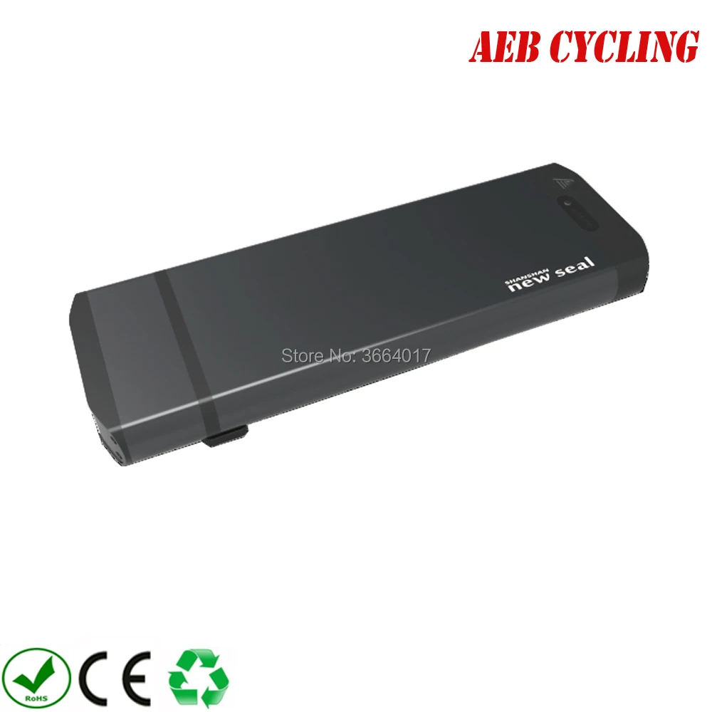 

EU US free tax 250W 350W 500W 750W 1000W e-cargo bike battery pack 36V 48V SSE-073 high power rear rack battery with charger