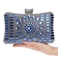 Очки Bling Для женщин Вечерние сумки палец кольцо бриллиантами Ежедневные клатчи Кошелек вечерняя сумочка; BS010 Стразы кристалл кошелек