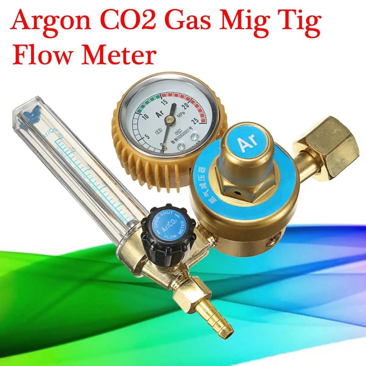 Высокое качество аргоновый редуктор давления CO2 газ MIG TIG сварочный расходомер регулятор контроля давления