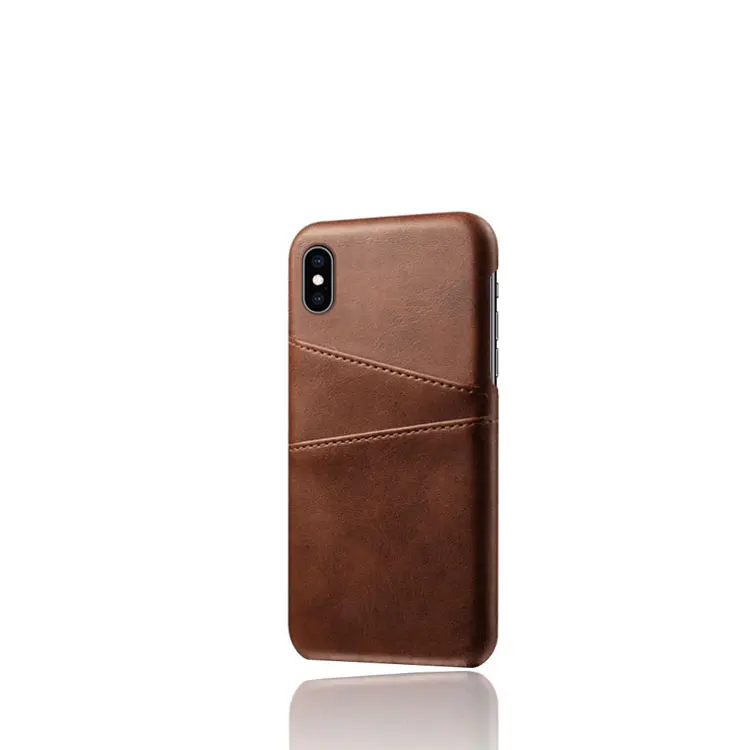 XR Cover For iPhone XS Max X 8 7 Plus 6 6s 5SE PU Leather Cow PC Case for iphone Xs Xr Card Solt Backet Shell Fundas |