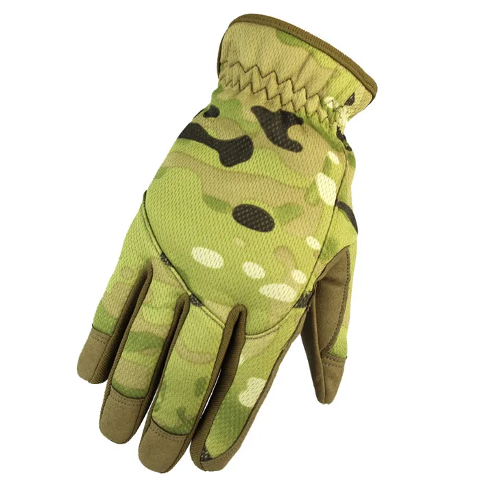 CAMO CAMOLAND, новинка, мужские перчатки, тактические, военные, военные, перчатки для спорта на открытом воздухе, полный палец, велосипедные варежки, пейнтбол, страйкбол, мужские перчатки - Цвет: CAMO