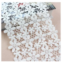 wide 21cm soluble lace trim top knitting wedding embroidered diy handmade patchwork ribbon sewing on supplies crafts