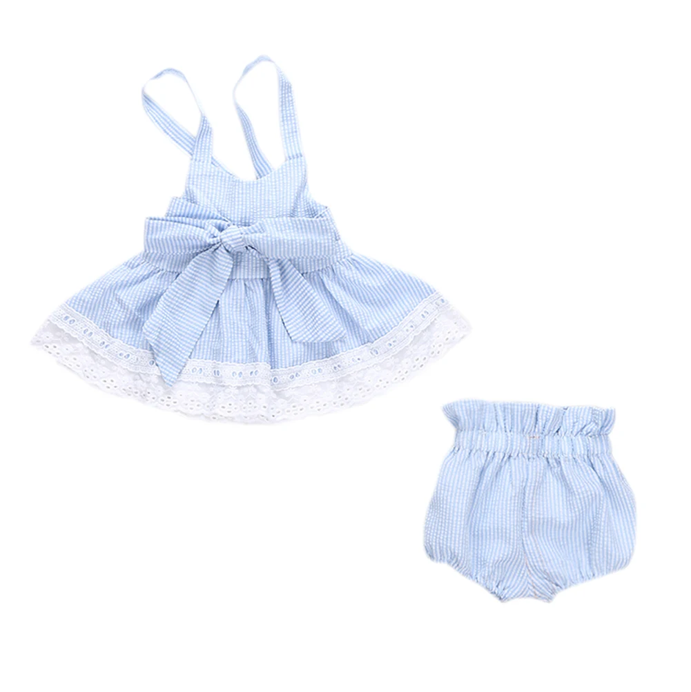 Princess Girl Bowknot Vest Tops T-shirt+Short pants 2pcs Toddler Baby Lovely Clothes Outfits Set | Мать и ребенок