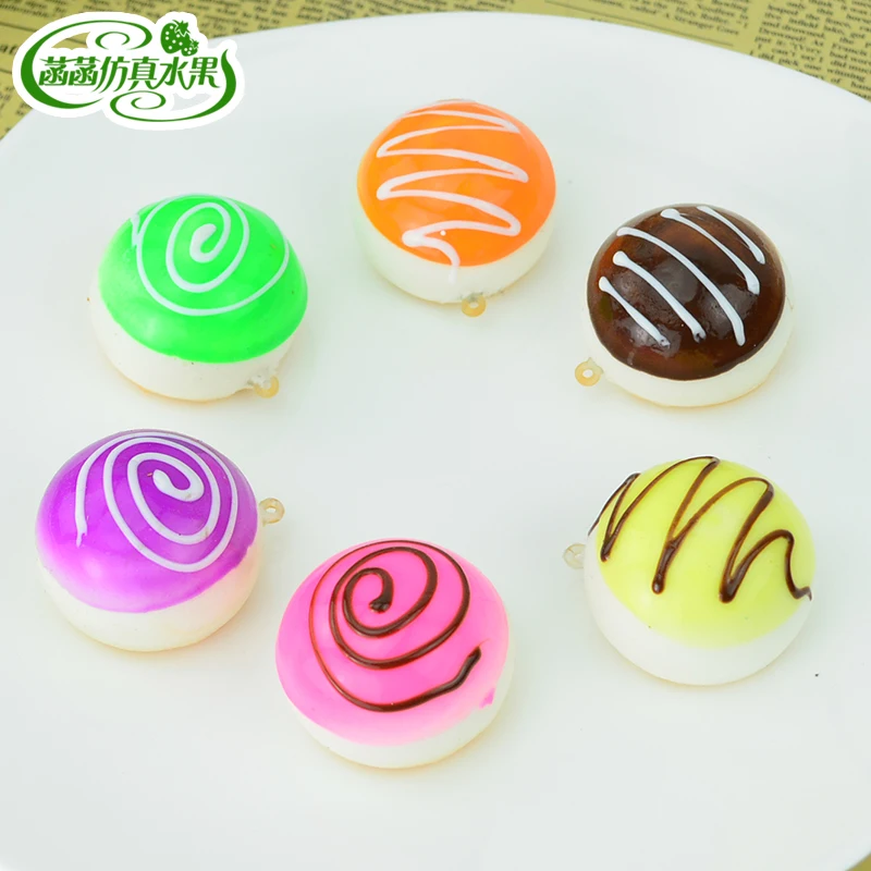 

Artificial cake food cream model jam cream small round package personalized accessories cake model