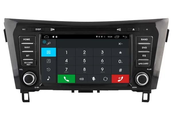 Android 6.0 автомобиль DVD для Nissan Qashqai 2014 Автомобильный GPS аудио плеер стерео Штатная