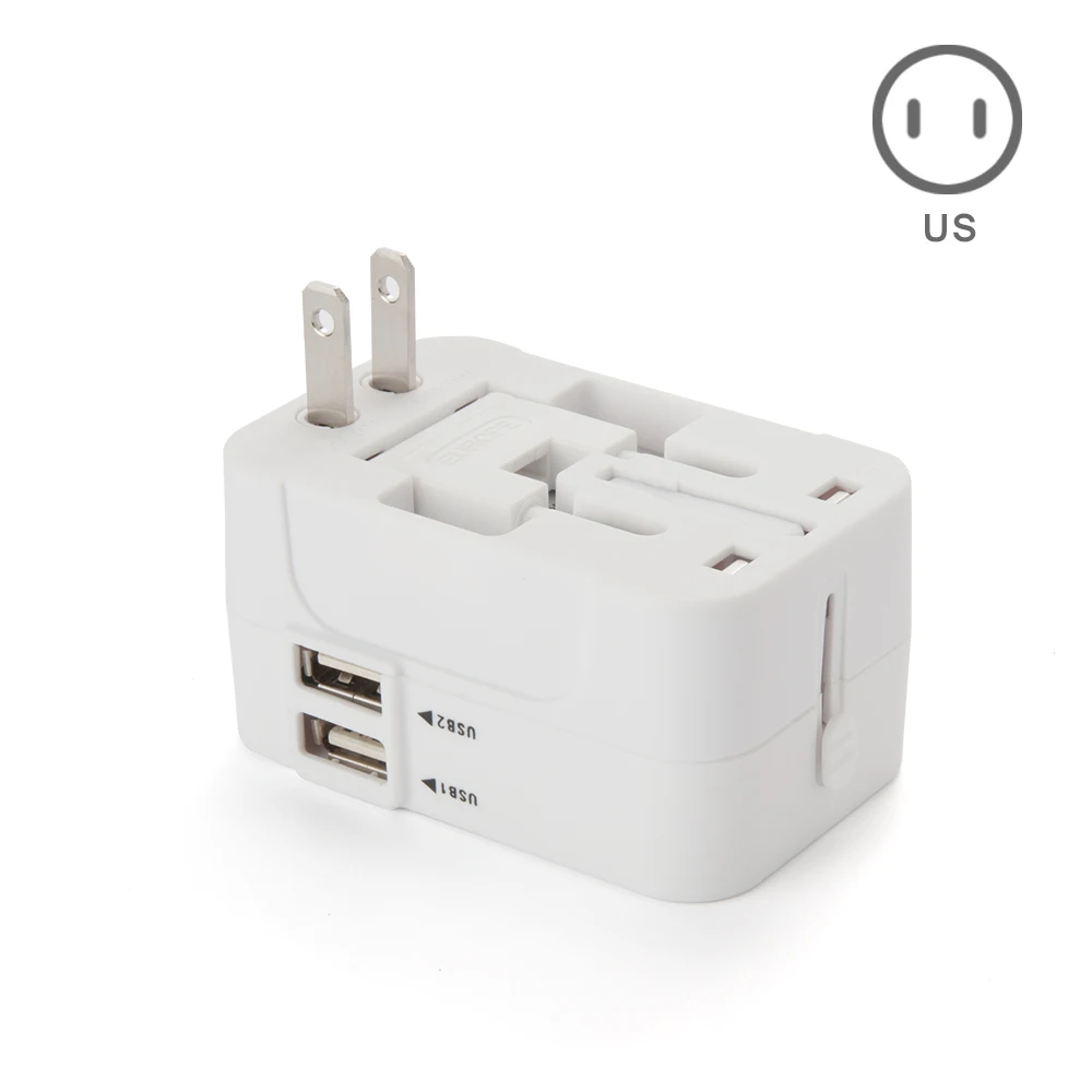 MAXAH 2 USB зарядный порт (1A) Защита от перенапряжения все в одном универсальное