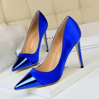patent leather thin heels office shoes new arrival women pumps fashion high heels shoes womens pointed toe sexy shoes shallow