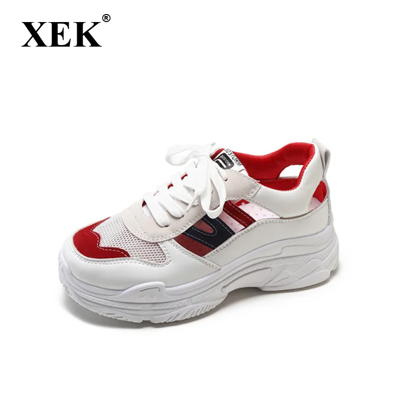 Сандалии XEK женские летние дышащие босоножки с вырезами обувь для женщин GSS67 |