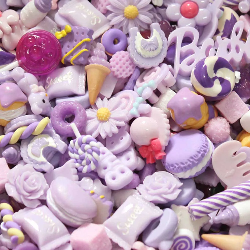 30 шт. Микс Дизайн Смолы миниатюрный Kawaii Десерт Мороженое плоская спина, Кабошон Diy материалы украшения Шарм Ремесло кухонные игрушки