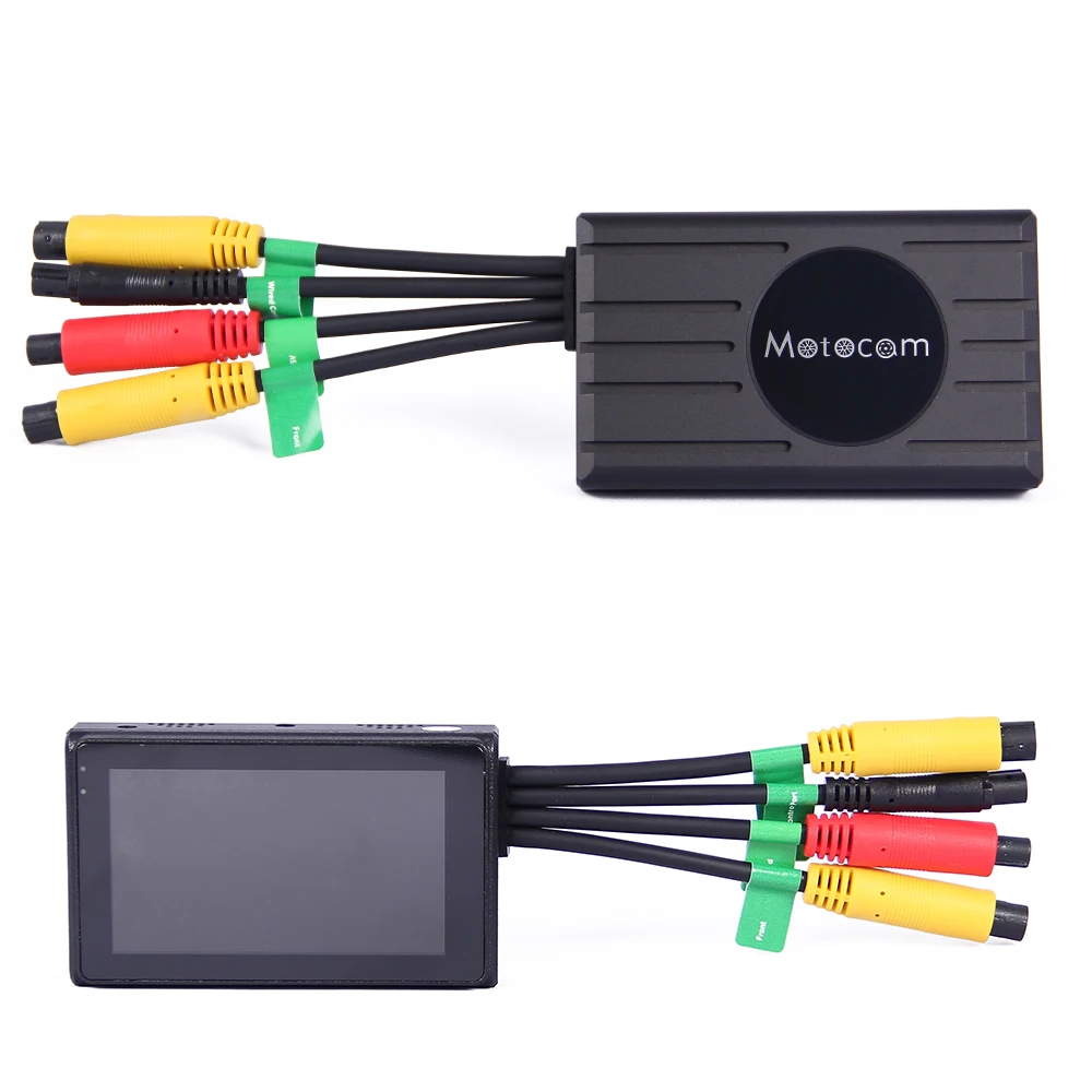 Оригинальный 2CH M2F WIFI двойной 1080p Full HD мотоциклетный видеорегистратор с