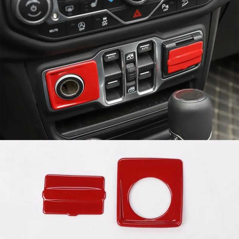 Подходит для автомобильного прикуривателя Jeep Wrangler JL 2018 и USB порта|Лепнина