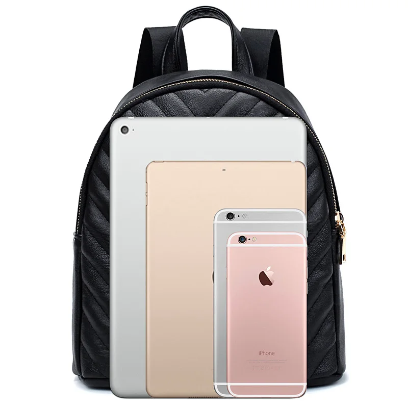 2016 Дизайн Одежды Кожа PU Женщин Рюкзак Случайные Школьные Сумки Для Подростков