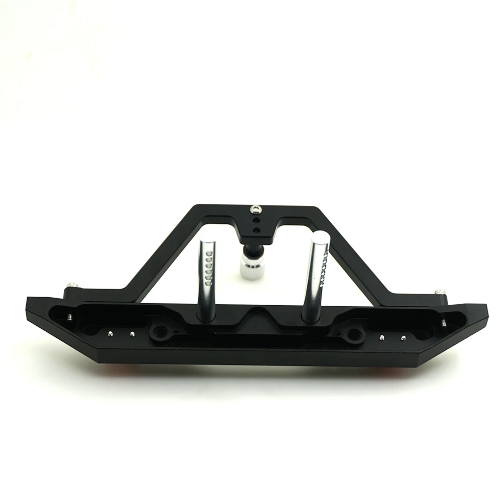 CNC Aluminum Rear Bumper w/ LED Light Spare Tire Carrier For 1/10 RC Axial SCX10 | Игрушки и хобби