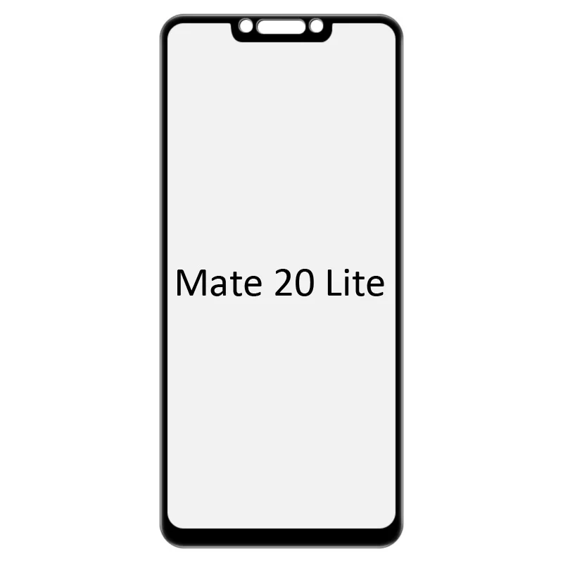 Imak Pro+ полный экран панель клей крышка Закаленное стекло для huawei mate 20 X Lite 2.5D Олеофобное - Цвет: Black