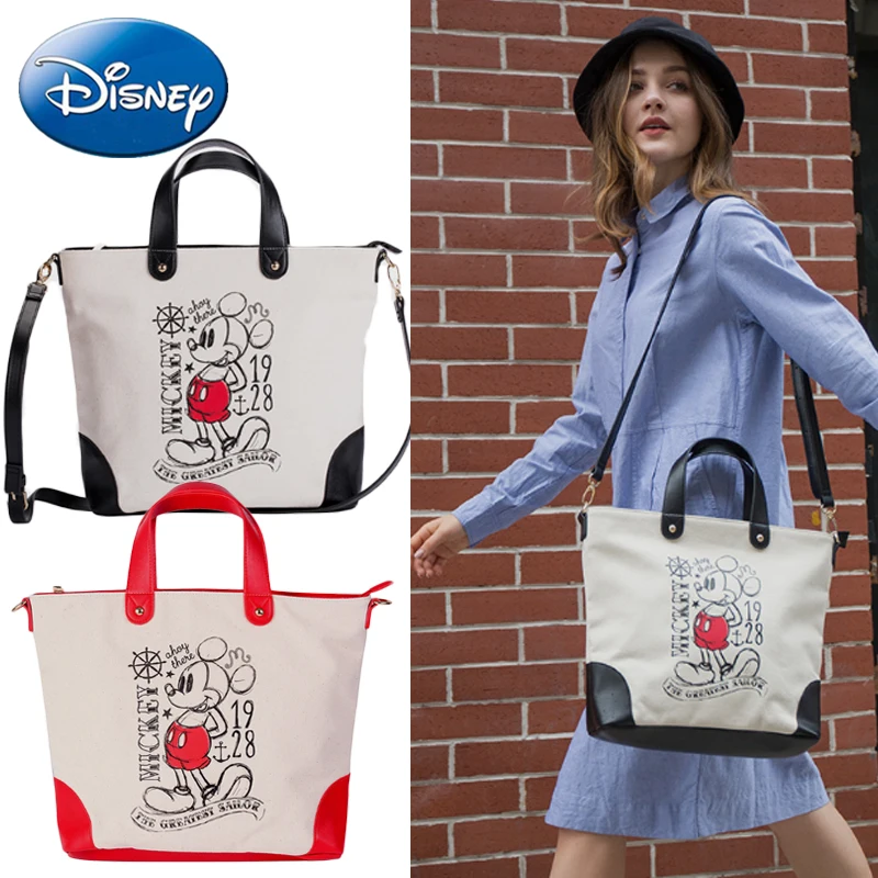 Женская винтажная сумка на плечо Disney Mickey повседневная сумка-мессенджер