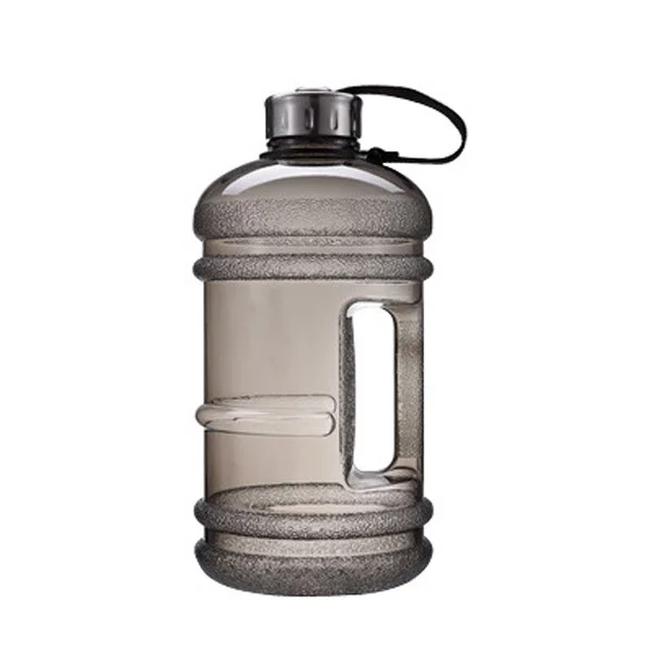 Черный 2.2L большой BPA бесплатно Спорт Тренажерный зал Обучение напиток бутылка для воды крышка чайник Кемпинг - Цвет: Черный
