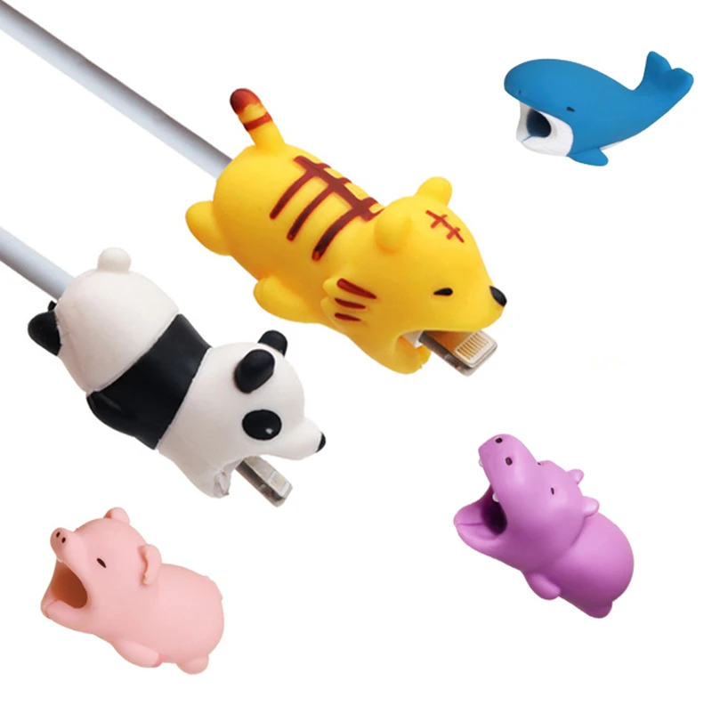 SOONHUA Animal Panda кабель для сматывания с защитой от обрыва USB протектор кабеля