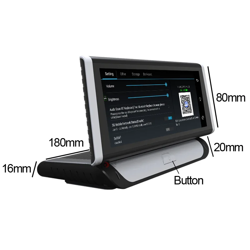 VEHON 4G ADAS Автомобильный dvr камера gps 7 84 &quotAndroid 5 1 Dashcam регистратор Full HD 1080p видео