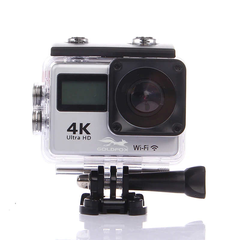 ЖК-дисплей двойной Экран Ultra HD 4 K WiFi Спорт действий Камера 16MP Wi-Fi 1080 P Водонепроницаемый Спорт DV велосипедный шлем камера+ Пульт Управление