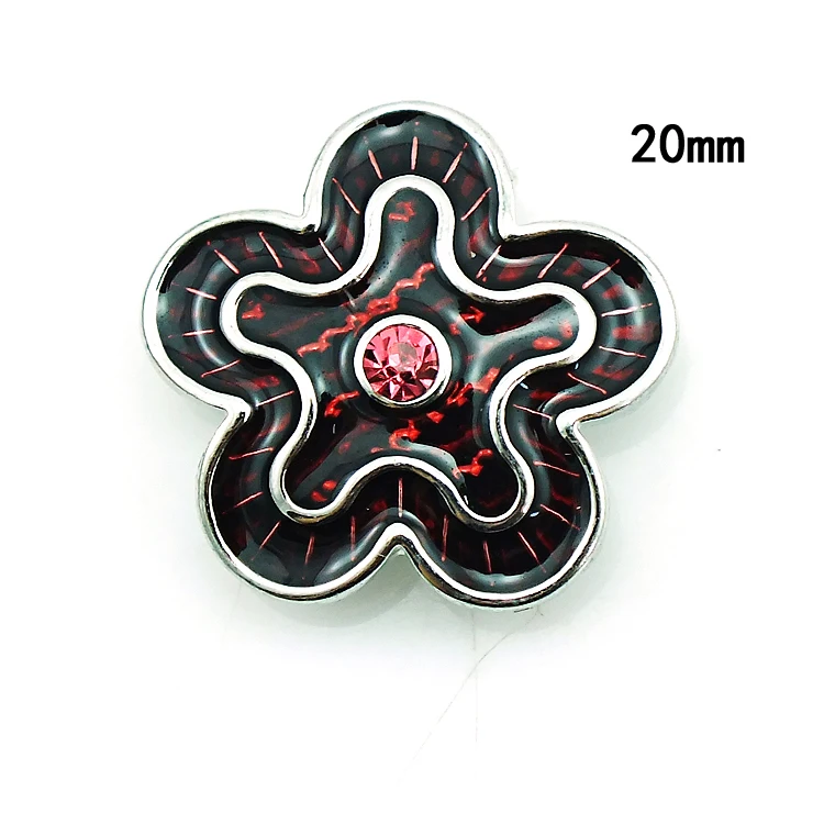 

JINGLANG Free Shipping Fashion 3 Color Oils Star 18mm Snap Button Metal Clasp DIY Interchangeable Bracelets Jewelry Accessories