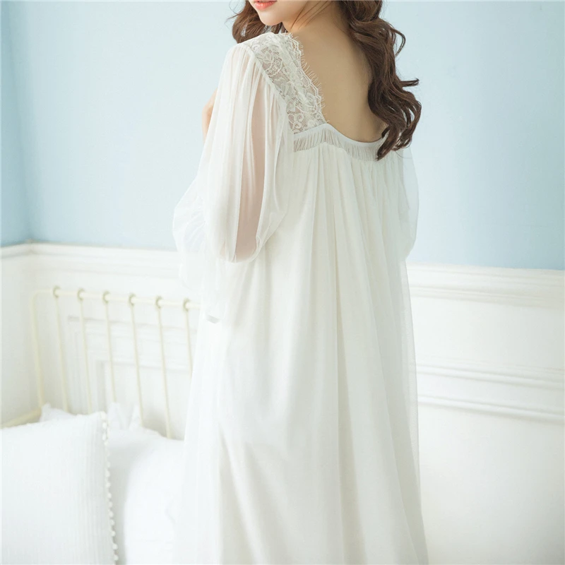 Ночные рубашки для сна 2020 женские платья кружевное ночное белье принцессы