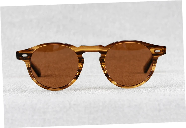 Gregory Peck OV5186 Size47 Oliver Brand Sunglasses Women Sunglasses Men Polarized Round Sunglasses with OP Logo Original Box