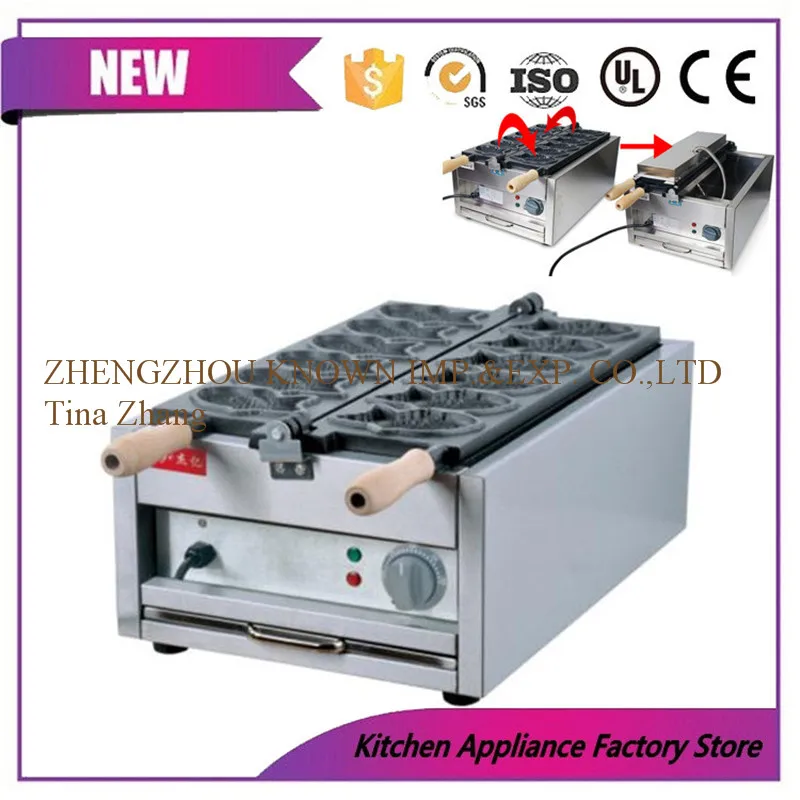 

Free shipping by express Electric 110v 220v Taiyaki Waffle grill fish shape waffle maker