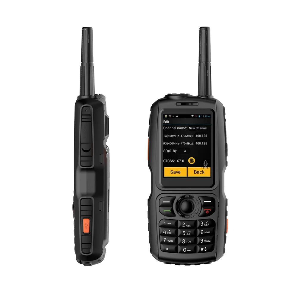 A18 Walkie Talkie с UHF 3800mah IP68 водонепроницаемый смартфон Android4.2.2 Dual SIM Smart Radio GPS Zello 3G WCDMA
