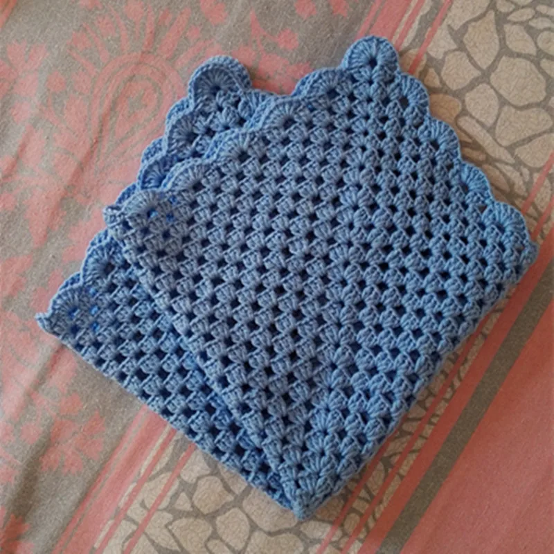 Crochet Baby Blanket Afghan Nursery Bedding Christening Baptism gift deken colcha coperta Babydecke manta couverture | Мать и ребенок